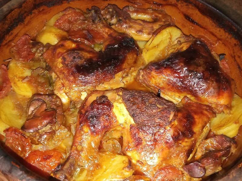 Potatoes With Chicken Casserole