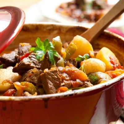 Potatoes And Meat Casserole