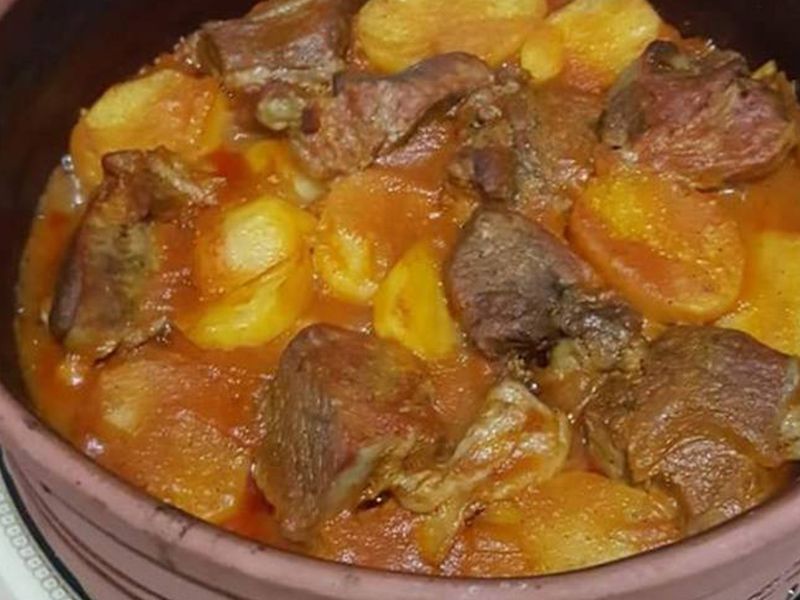 Potatoes With Meat Casserole