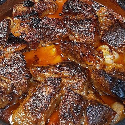 Potato casserole with meat