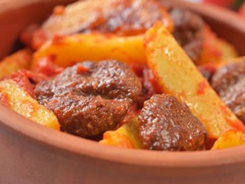 Potato With Meat Casserole