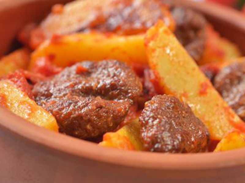 Potato With Meat Casserole