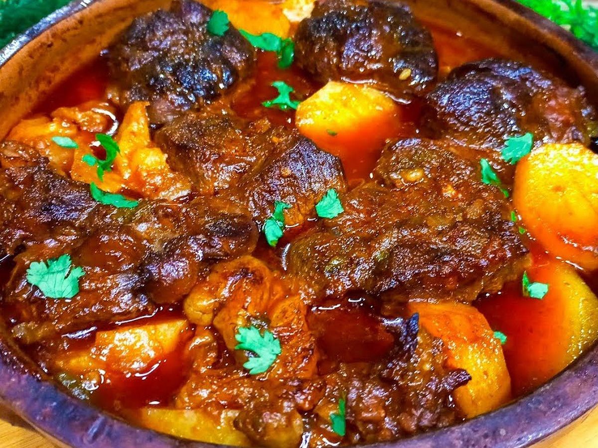 Potatoes Casserole With Baladi Meat