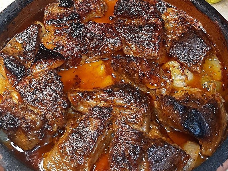 Potato Tagine with Meat