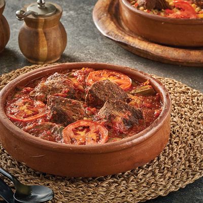 Okra With Meat Casserole