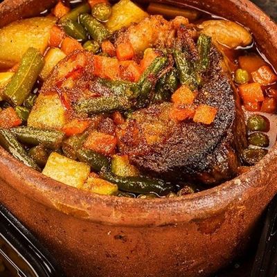Vegetables with meat