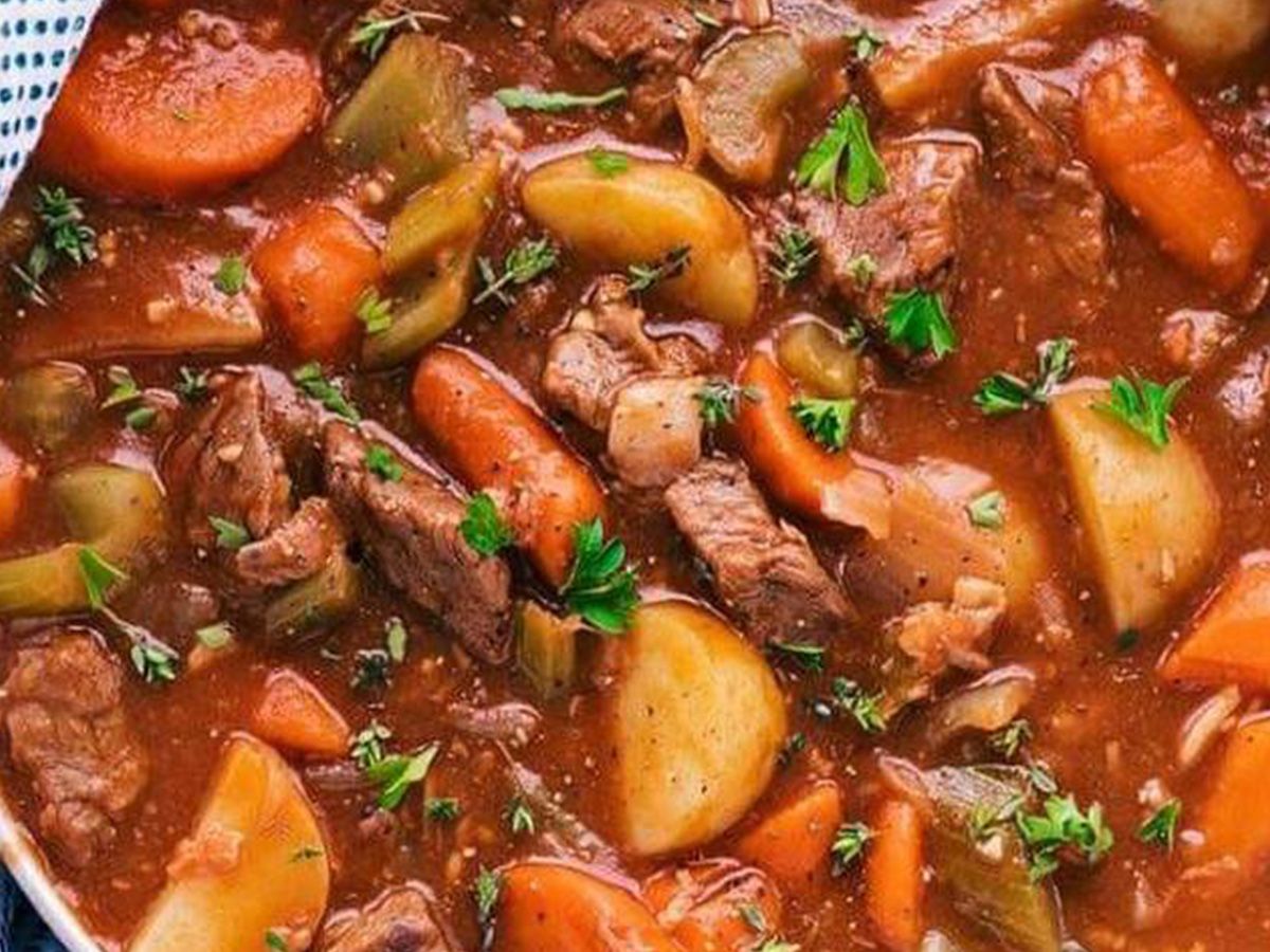Mix vegetables With Meat Casserole