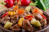 Mix Vegetables With Meat Casserole