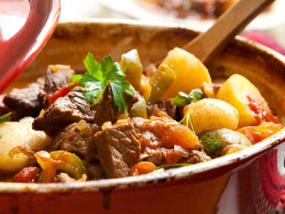 Mix Vegetables With Meat Casserole