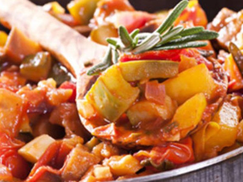 Mix Vegetables With Meat Casserole