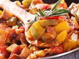 Mix Vegetables With Meat Casserole