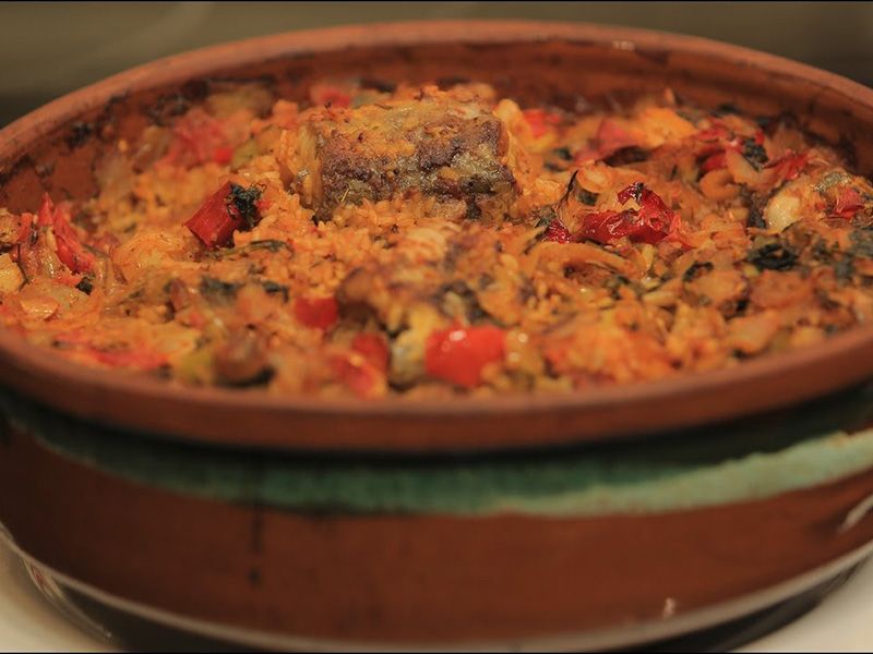 Red Eel Fish Casserole