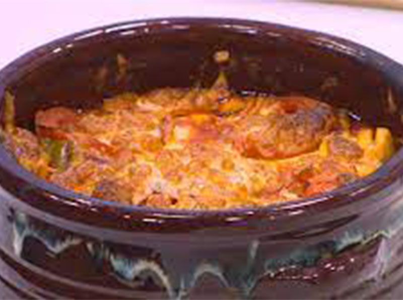 Shrimp With Tomato Sauce Casserole