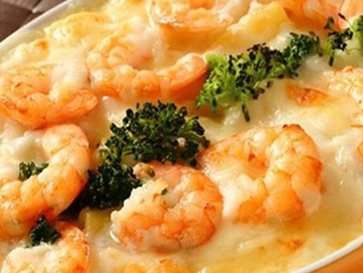 White Sauce Shrimp Casserole