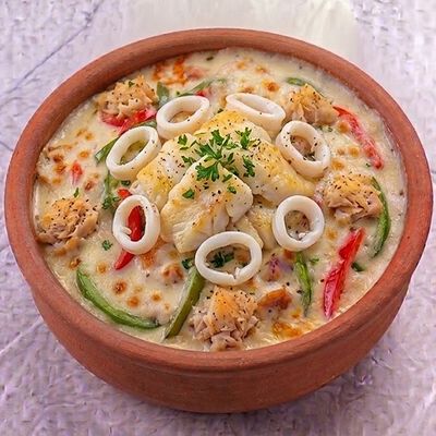 Shrimp Fillet Squid Casserole