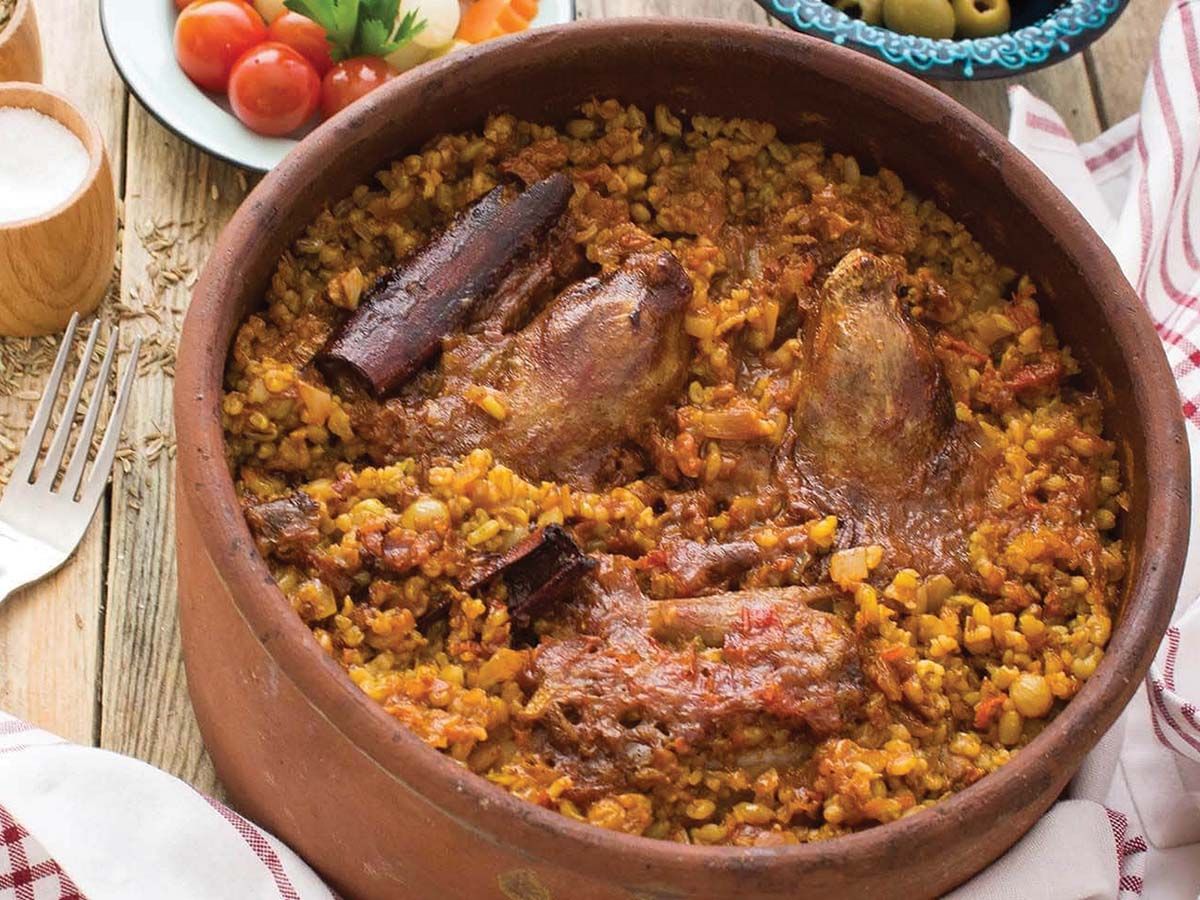 Pigeon Casserole With Grits