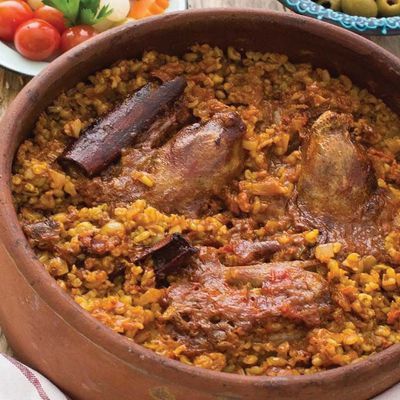 Pigeon Casserole with Freekeh