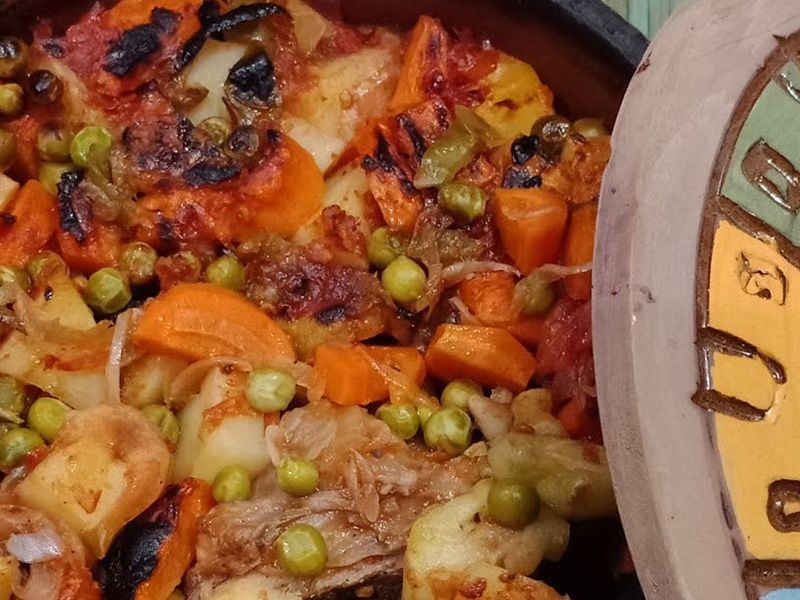 Vegetables With Meat Casserole