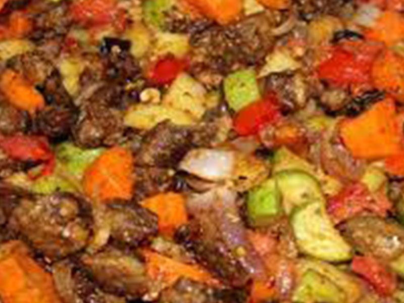 Meat With Vegetables Casserole