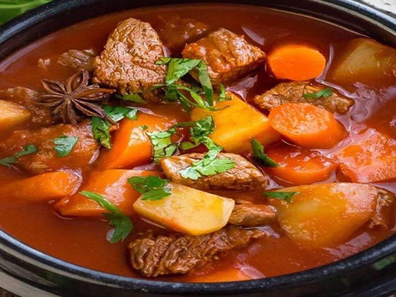 Vegetables With Meat Casserole