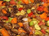 Mix Vegetables Meat Casserole