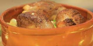 Vegetables With 4 Pieces Of Meat Casserole