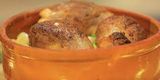 Vegetables With 4 Pieces Of Meat Casserole