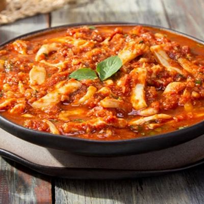 White or Red Squid Tajine