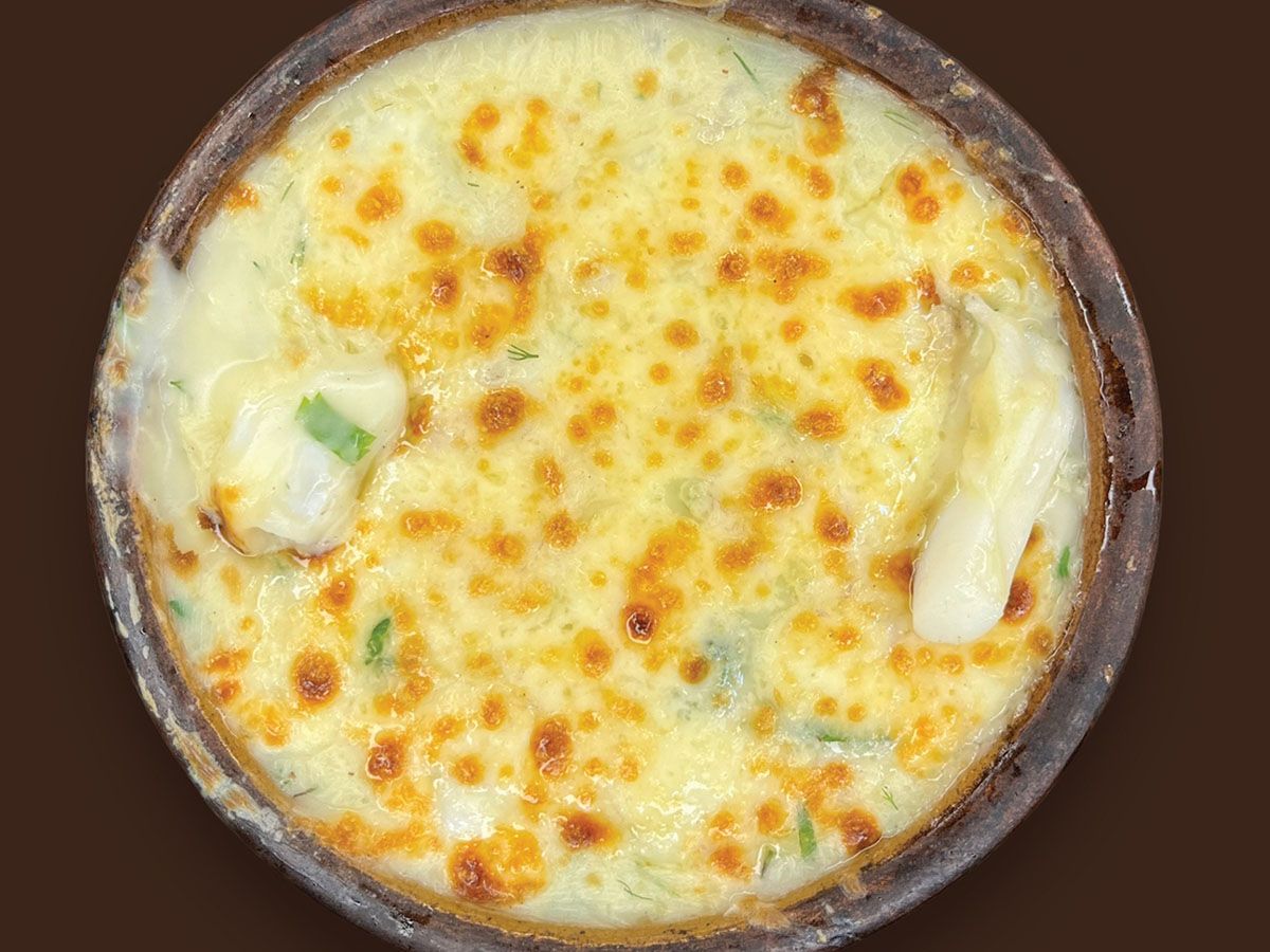 Squid casserole with White sauce