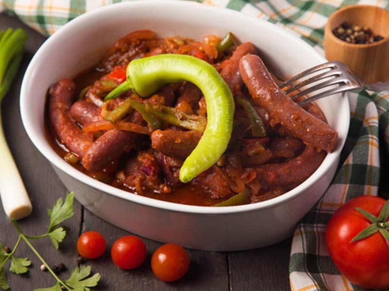 Oriental Sausage Casserole