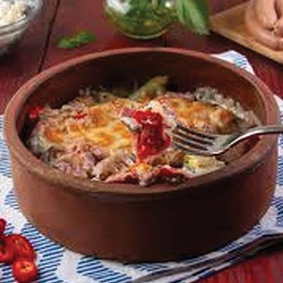 Mozzarella Sausage Casserole