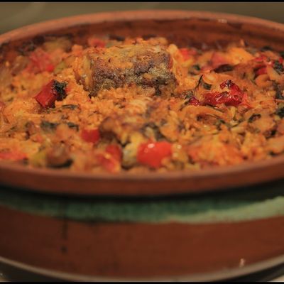 Eel Fish With Potato Casserole