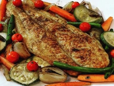 Cod Fish Steak Platter