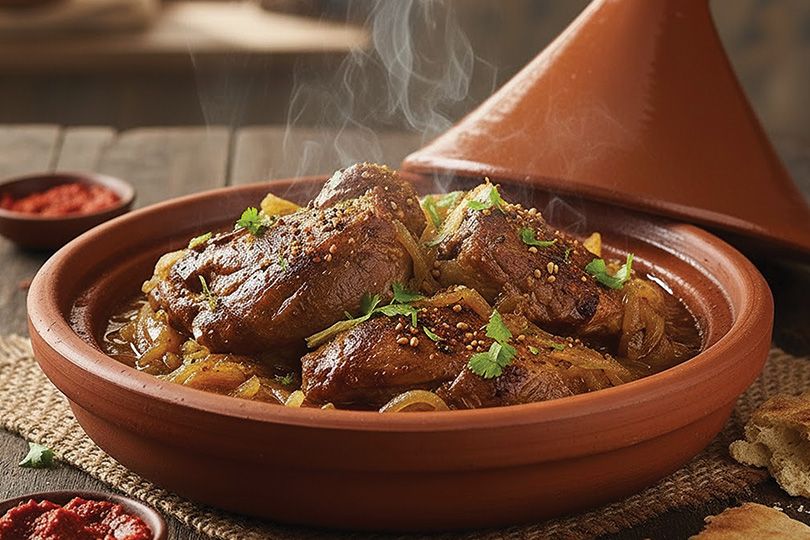 Sameen Casserole with Lahmet Ras