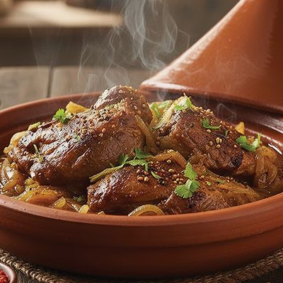 Sameen Casserole with Lahmet Ras