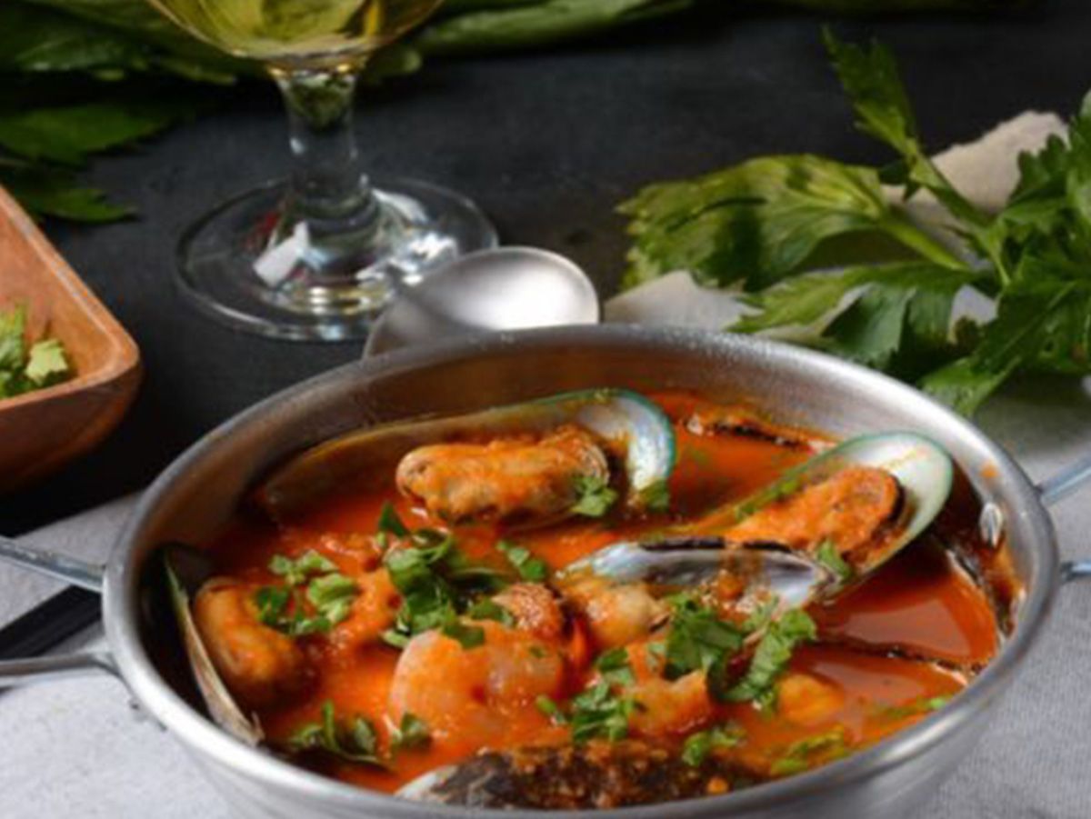 Red Sauce Seafood Casserole