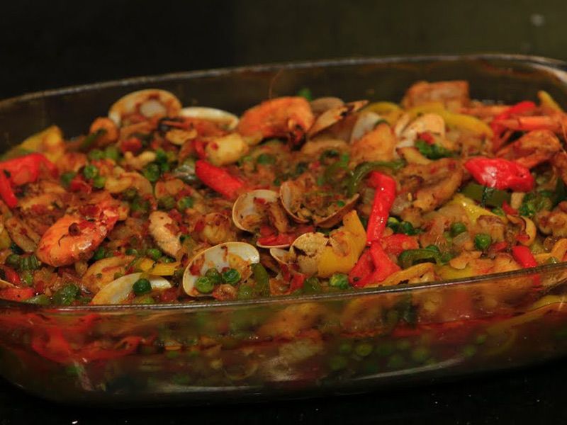 Vegetables Seafood Casserole