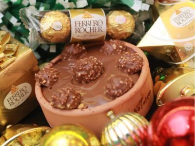 Ferrero Rocher Chocolate Casserole