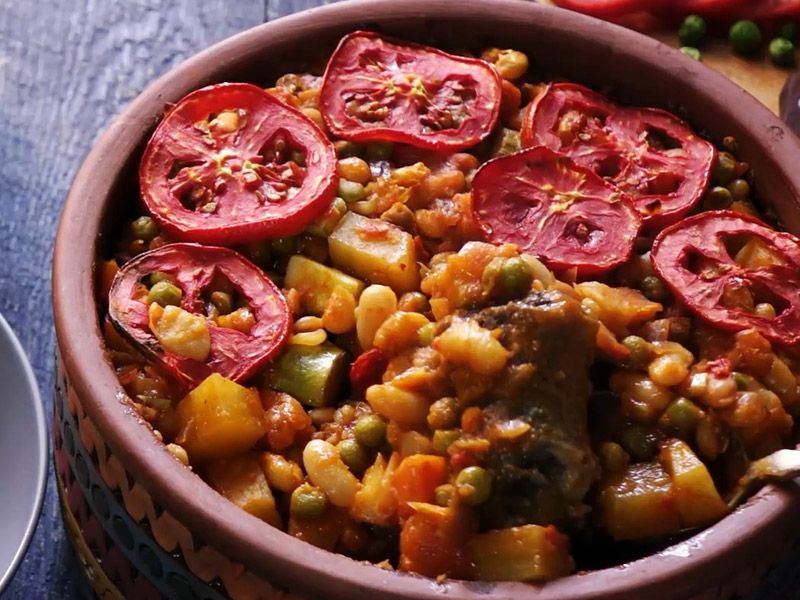 Oxtail With Vegetables Casserole
