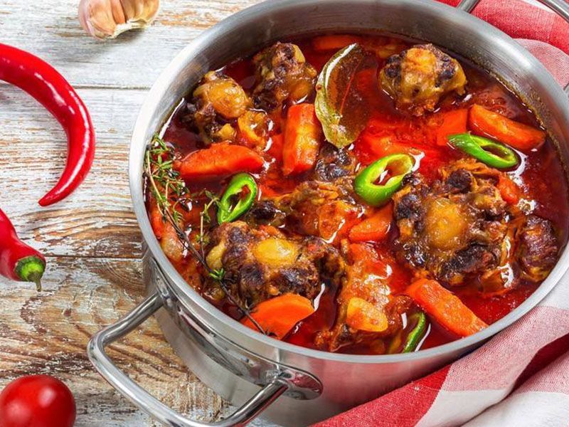 Oxtail With Onion Casserole