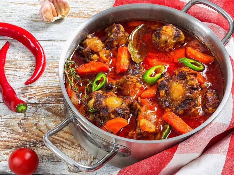 Oxtail With Onions Casserole
