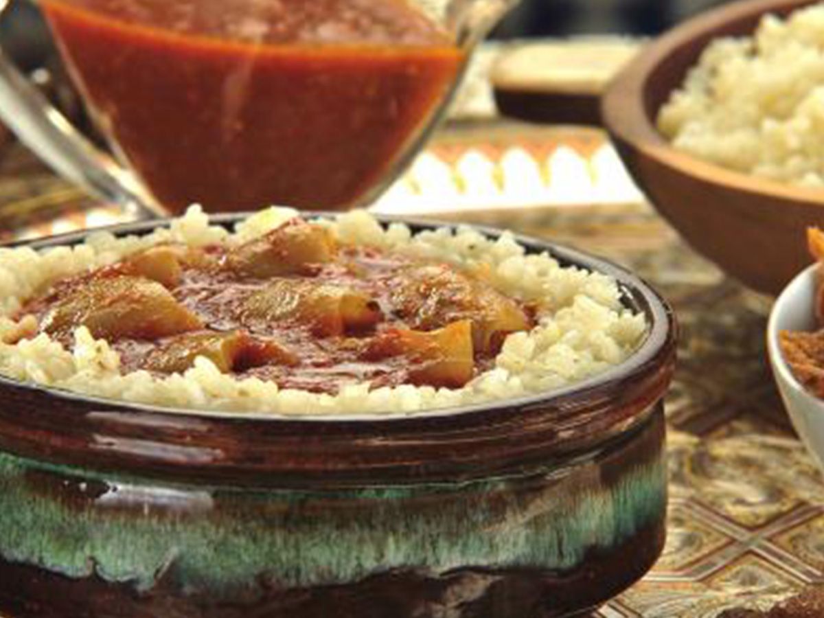 fatteh with knuckles casserole
