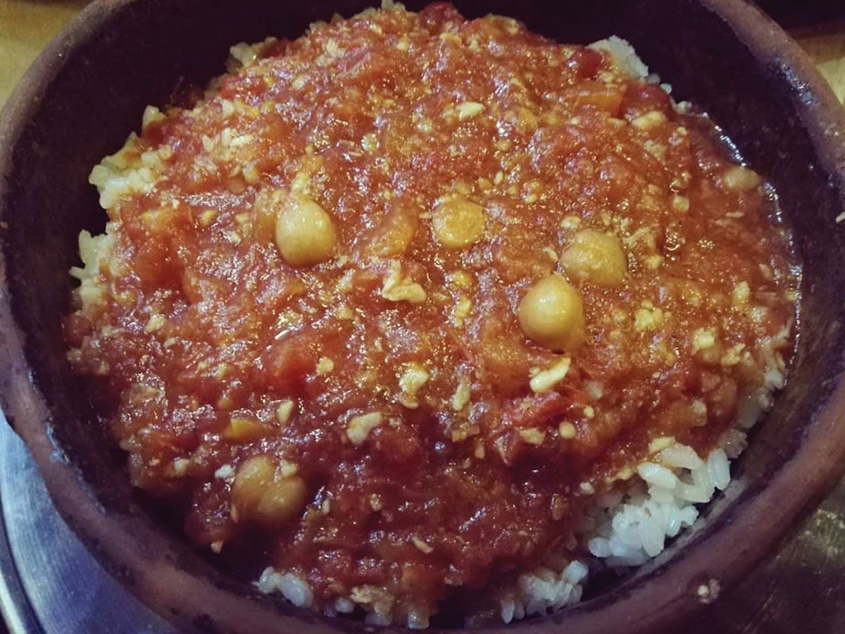 Plain Fatteh casserole