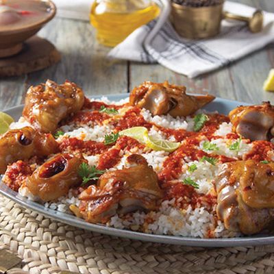 Boneless Knuckles Fatteh Casserole