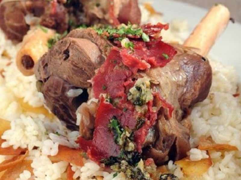 Fatteh With Shank Casserole