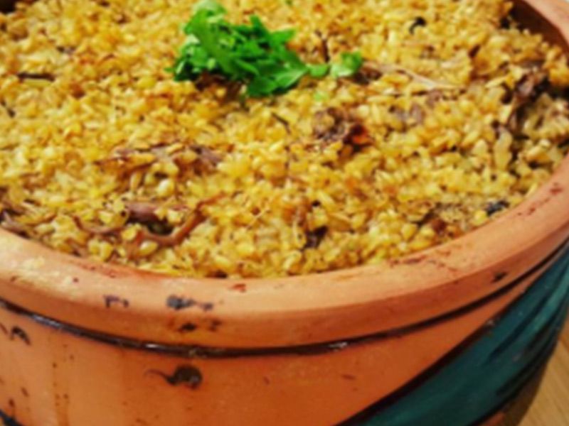 Plain Freekeh Casserole