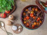 grits with meat casserole