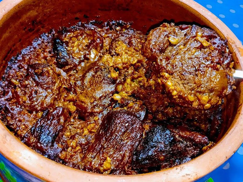 Grits with meat Casserole