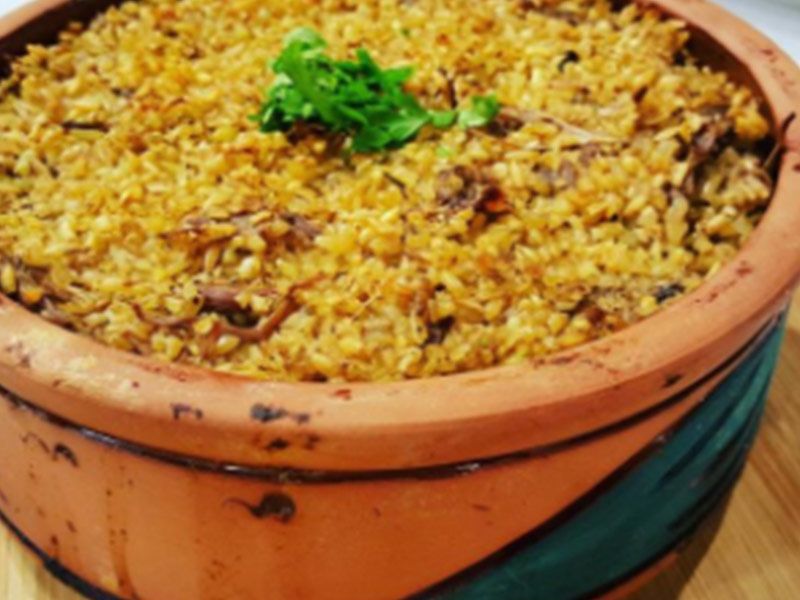 Grits With Meat Casserole