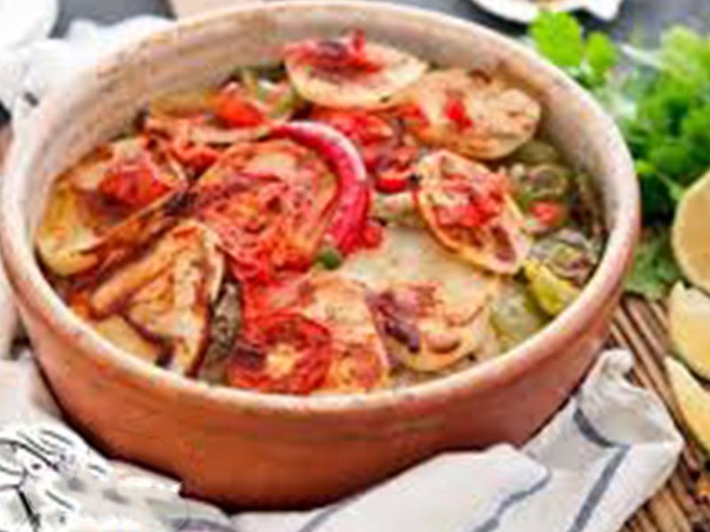 Fish Fillet With Potatoes Casserole